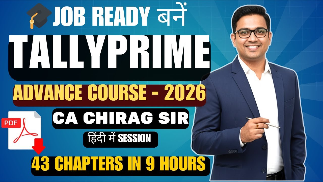 TallyPrime Full Course 2026 in Hindi